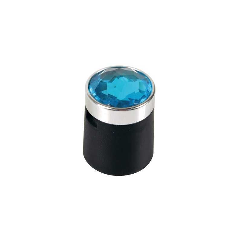 Colour Crystal 20 copribulloni - 17 mm - Blu