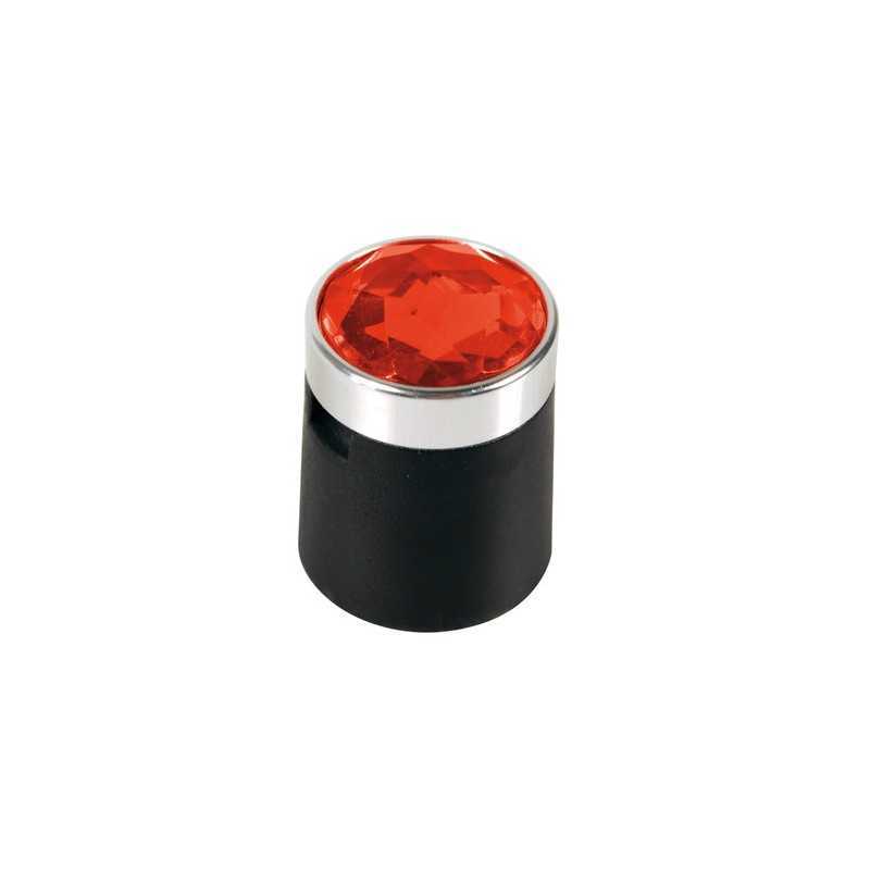 Colour Crystal 20 copribulloni - 19 mm - Rosso