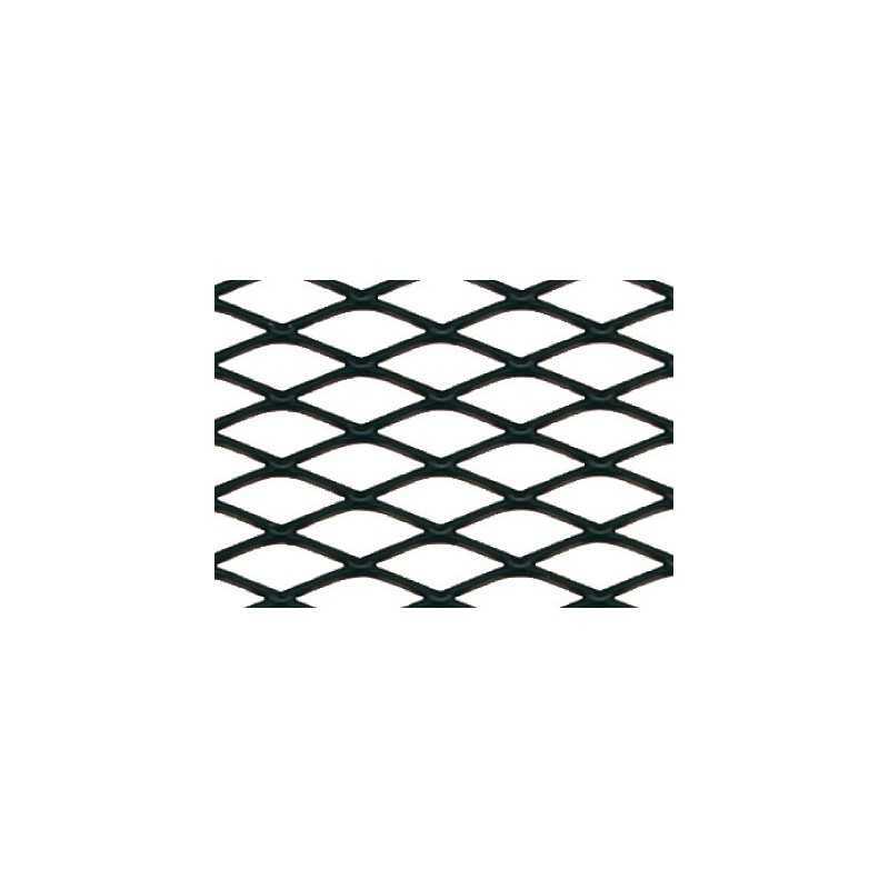 Racing Grill - Rombo medio 6x12 mm - 100x33 cm - Nero anodizzato