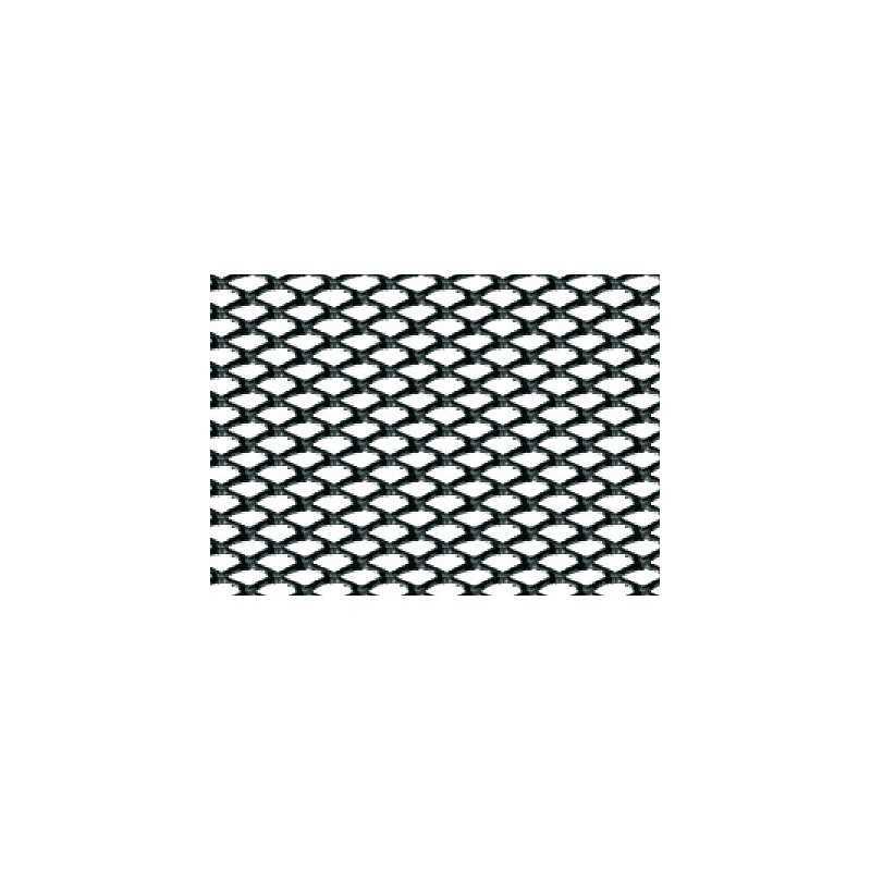 Racing Grill - Rombo fine 2x4 mm - 100x33 cm - Nero anodizzato
