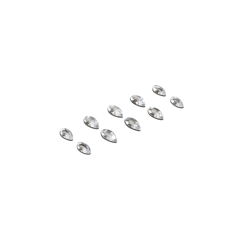 Drops gocce cristalline adesive 10 pz