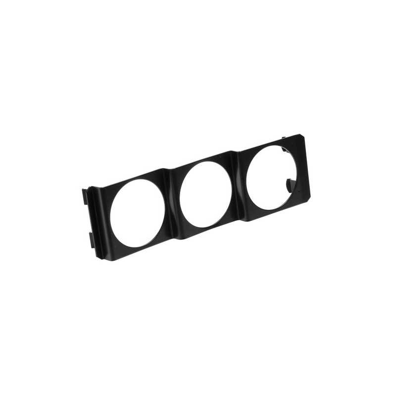 Pannello portastrumenti 3 fori (52 mm)