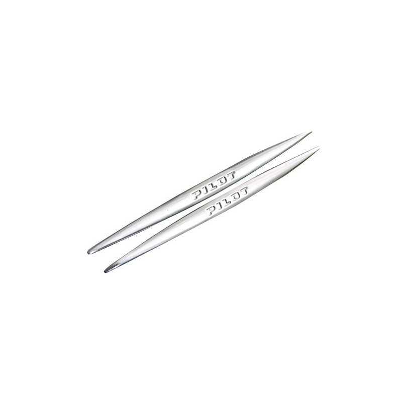 Chrome Decos decorazioni adesive cromate 2 pz - 290 mm