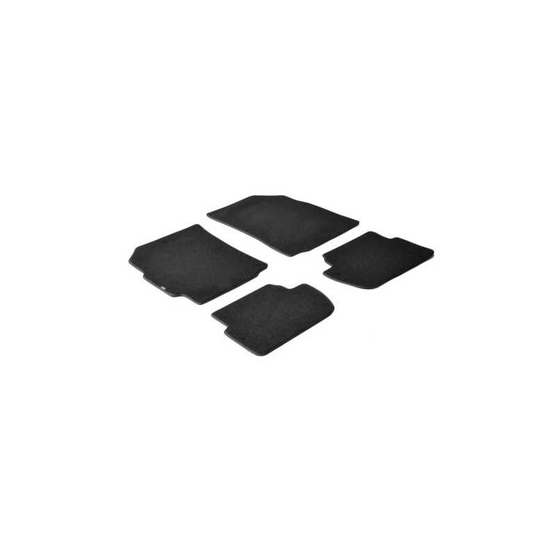 Set tappeti su misura in moquette - Nero - Chevrolet Spark (02 10 09 15)