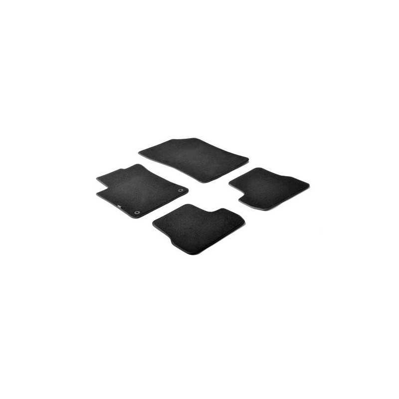 Set tappeti su misura in moquette - Nero - Citroen C3 (11 09 10 16)