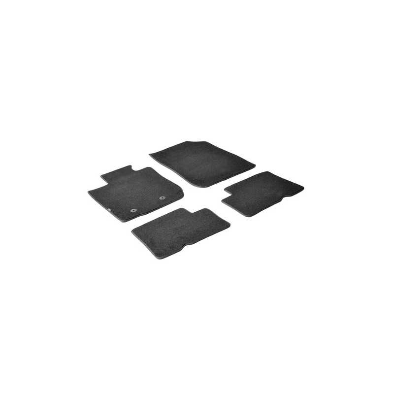 Set tappeti su misura in moquette - Nero - Dacia Duster (05 10 01 18)