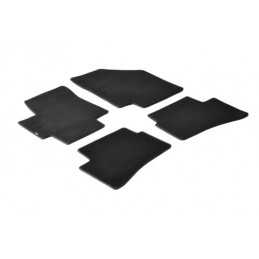Set tappeti su misura in moquette - Nero - Hyundai Accent (04 06 12 09) - Kia Rio 5p (10 05 08 11)