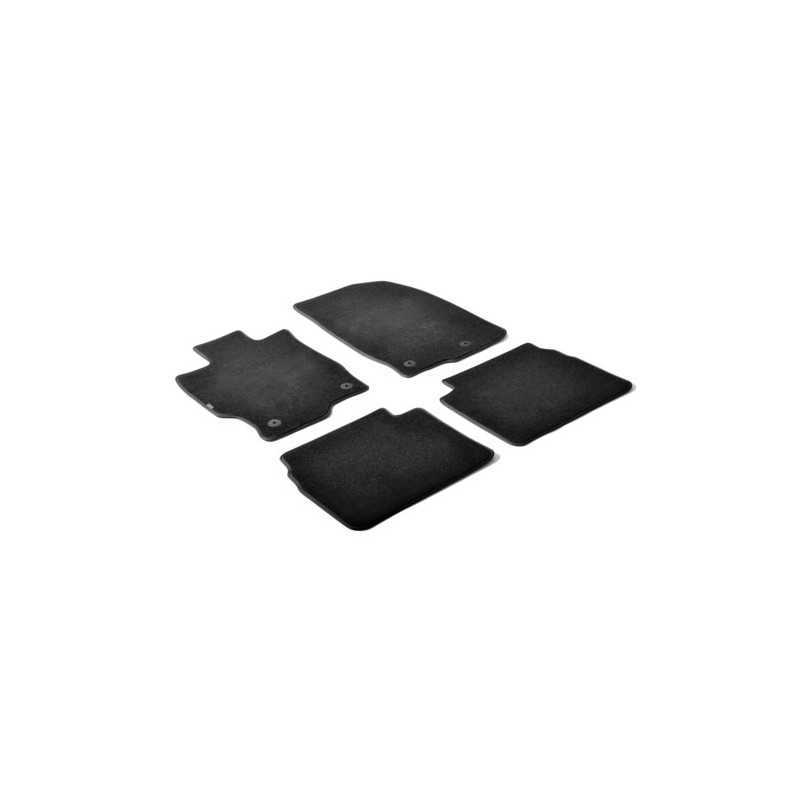 Set tappeti su misura in moquette - Nero - Mazda 6 4p (04 08 12 12) - Mazda 6 Wagon (04 08 12 12)