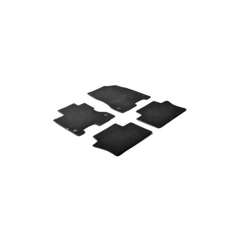 Set tappeti su misura in moquette - Nero - Renault Koleos (06 08 01 14)
