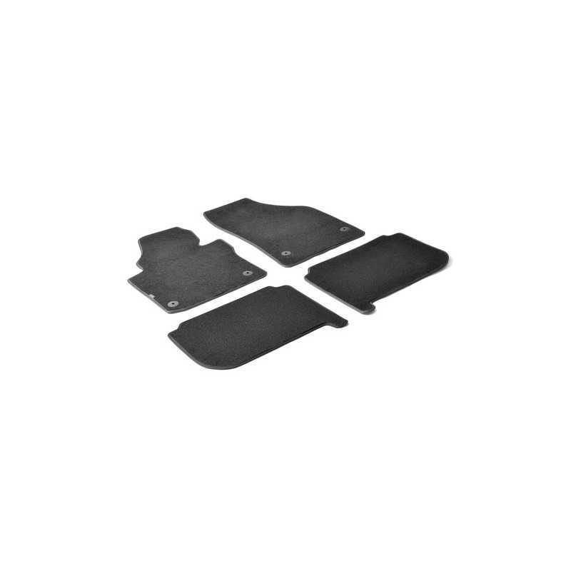 Set tappeti su misura in moquette - Nero - Volkswagen Touran (05 03 08 15)