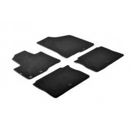 Set tappeti su misura in moquette - Nero - Hyundai Santa Fe (03 11 09 12)