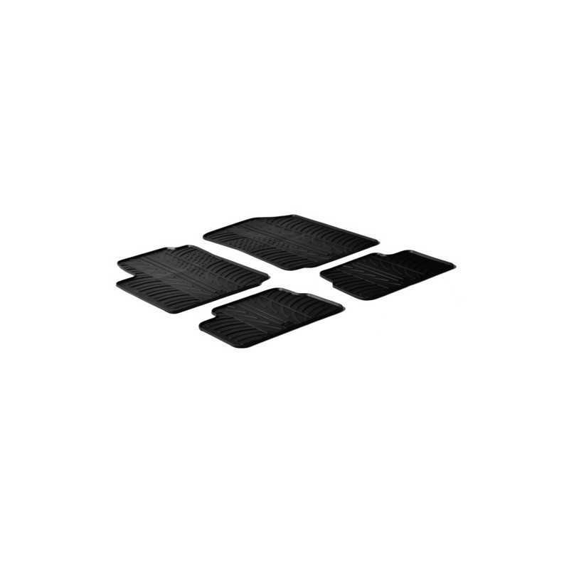 Set tappeti su misura in gomma - Citroen C3 (05 02 10 09) - Citroen C3 Classic (11 09 12 10)