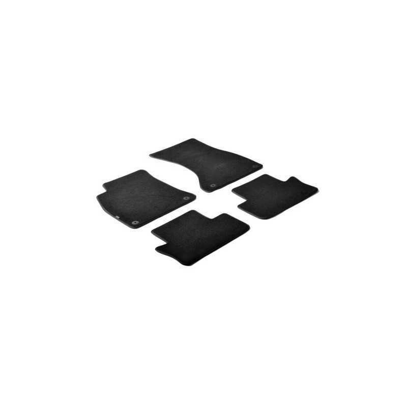 Set tappeti su misura in moquette - Nero - Audi A4 4p (01 01 10 07) - Audi A4 Cabrio (05 02 03 08) - Seat Exeo 4p (05 09 12 1