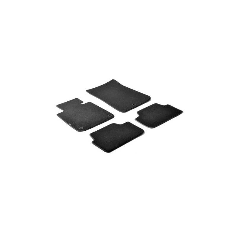 Set tappeti su misura in moquette - Nero - Bmw Serie 1 (E81) 3p (03 07 06 12) - Bmw Serie 1 (E87) 5p (09 04 08 11) - Bmw Seri