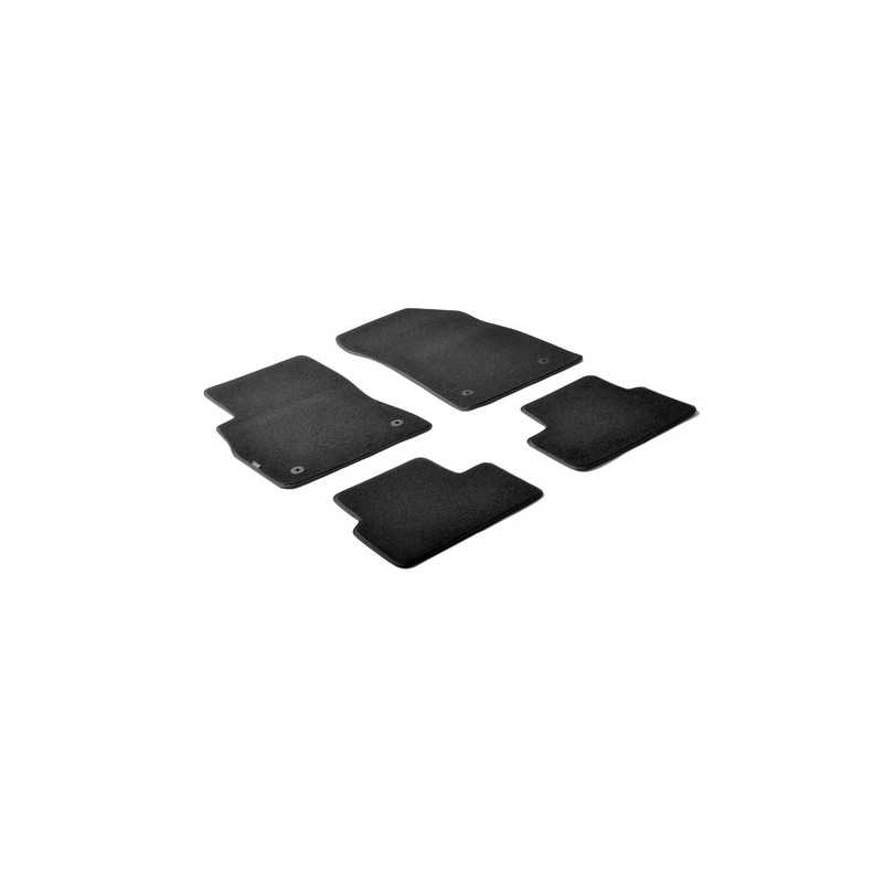 Set tappeti su misura in moquette - Nero - Chevrolet Cruze 4p (03 09 09 15) - Chevrolet Cruze 5p (09 11 11 15) - Chevrolet Cr