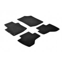 Set tappeti su misura in moquette - Nero - Citroen C1 3p (05 05 05 14) - 2 fix lato guida - Citroen C1 5p (05 05 05 14) - Peu