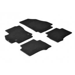Set tappeti su misura in moquette - Nero - Citroen Nemo 5p (12 08 03 14) - Citroen Nemo Van (van) (12 08 ) - Fiat Fiorino (va