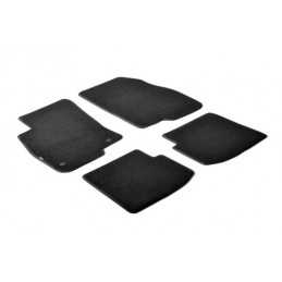 Set tappeti su misura in moquette - Nero - Abarth Punto 3p (05 08 06 11) - Abarth Punto Evo 3p (06 10 04 12) - Fiat Punto 3p