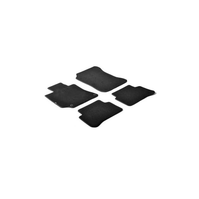 Set tappeti su misura in moquette - Nero - Mercedes Classe E 4p (03 09 12 12) - Mercedes Classe E 4p (01 13 06 16) - Mercedes