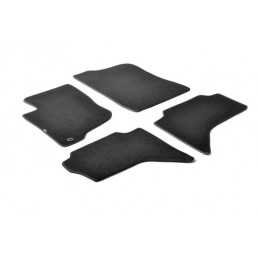 Set tappeti su misura in moquette - Nero - Fiat Fullback Cabina Estesa 4p (09 16 ) - 1 fix - Fiat Fullback Doppia Cabina 4p (0