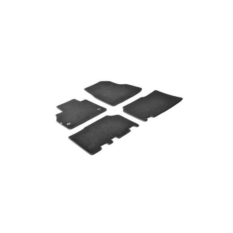 Set tappeti su misura in moquette - Nero - Mercedes Citan (van) (10 12 ) - Renault Kangoo (van) (02 08 ) - Renault Kangoo 5p