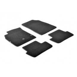 Set tappeti su misura in moquette - Nero - Renault Megane III 5p (11 08 12 15) - vano sotto tap. - Renault Megane III Coupé 3p
