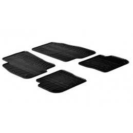 Set tappeti su misura in gomma - Abarth Punto 3p (05 08 06 11) - Abarth Punto Evo 3p (06 10 04 12) - Fiat Punto 3p (01 12 08