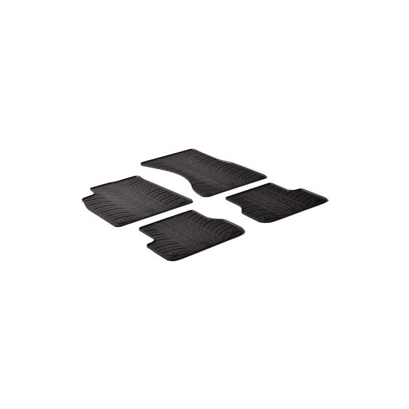 Set tappeti su misura in gomma - Audi A6 4p (04 11 06 18) - Audi A6 Allroad (03 12 ) - Audi A6 Avant (09 11 07 18) - Audi A7
