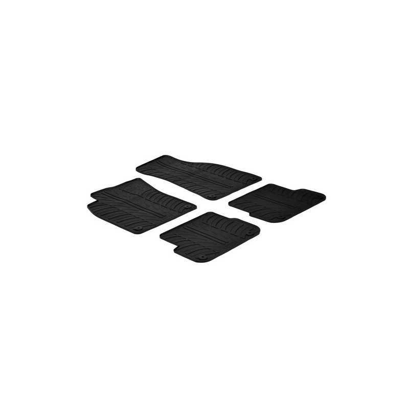 Set tappeti su misura in gomma - Audi A6 4p (09 04 03 11) - Audi A6 Allroad (06 06 02 12) - Audi A6 Avant (03 05 08 11)