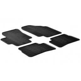 Set tappeti su misura in gomma - Hyundai Accent (04 06 12 09) - Kia Rio 5p (10 05 08 11)