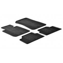 Set tappeti su misura in gomma - Bmw Serie 1 (E81) 3p (03 07 06 12) - Bmw Serie 1 (E87) 5p (09 04 08 11) - Bmw Serie 1 Cabrio