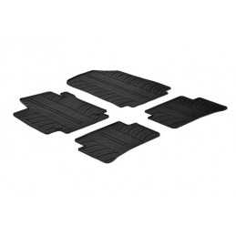 Set tappeti su misura in gomma - Renault Captur (05 13 ) - Renault Clio IV 5p (10 12 ) - Renault Clio IV Sporter (04 13 )