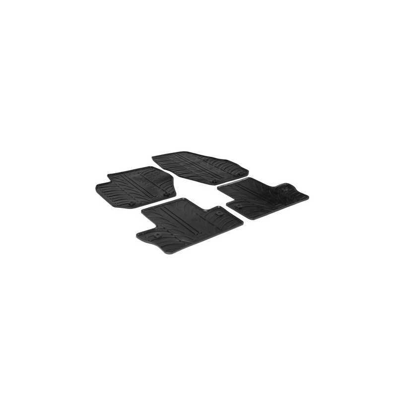Set tappeti su misura in gomma - Volvo S60 (09 10 10 18) - Volvo S60 Cross Country (08 15 10 18) - Volvo V60 (11 10 04 13) -