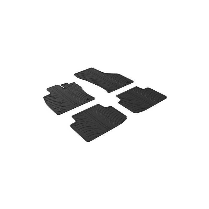 Set tappeti su misura in gomma - Volkswagen Passat 4p (12 14 ) - automatico - Volkswagen Passat Alltrack (10 15 ) - Volkswage