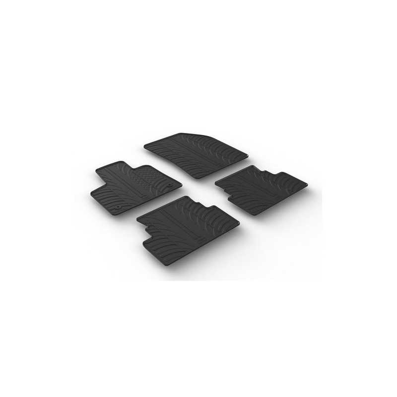 Set tappeti su misura in gomma - Opel Grandland X (07 17 )