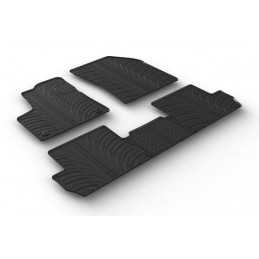 Set tappeti su misura in gomma - Peugeot 3008 (10 16 ) - manuale