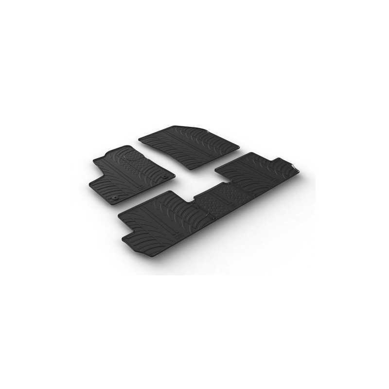Set tappeti su misura in gomma - Peugeot 3008 (10 16 ) - manuale