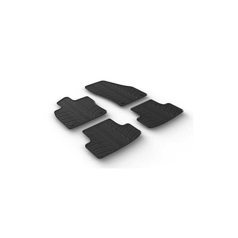 Set tappeti su misura in gomma - Skoda Karoq (12 17 )