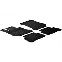 Set tappeti su misura in gomma - Mercedes Classe E 4p (03 09 12 12) - Mercedes Classe E 4p (01 13 06 16) - Mercedes Classe E