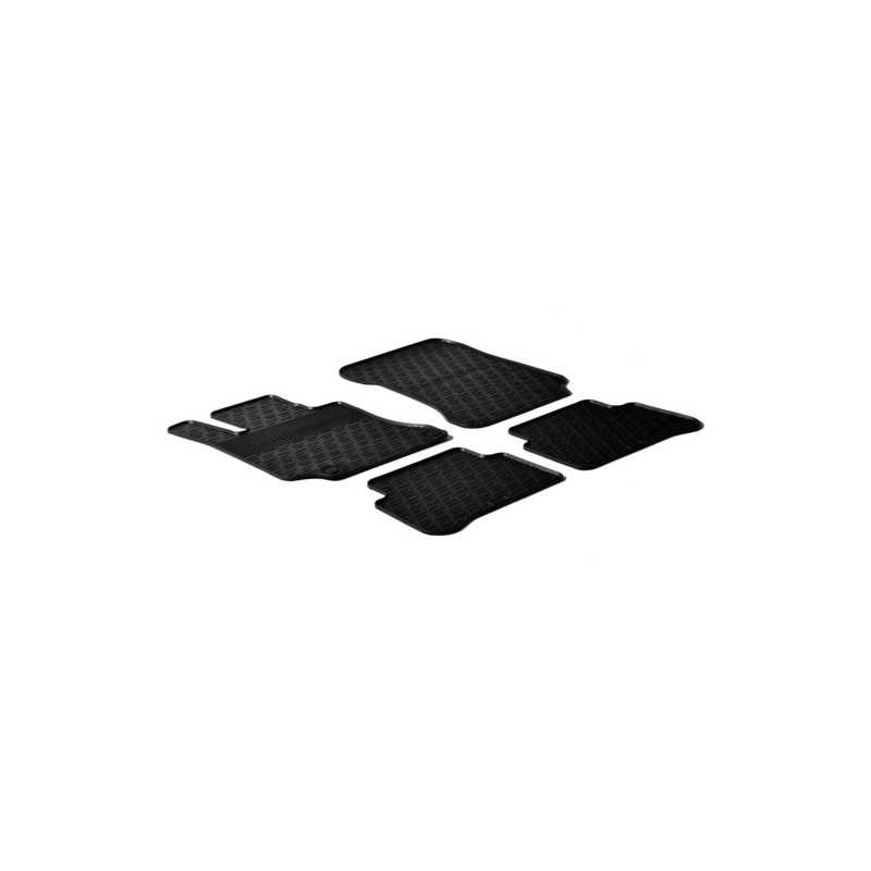 Set tappeti su misura in gomma - Mercedes Classe E 4p (03 09 12 12) - Mercedes Classe E 4p (01 13 06 16) - Mercedes Classe E
