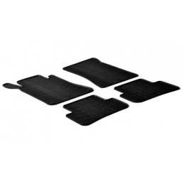 Set tappeti su misura in gomma - Mercedes Classe C 4p (05 00 01 07) - Mercedes Classe C sw (04 01 12 07)