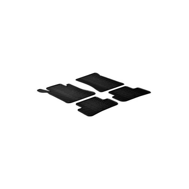Set tappeti su misura in gomma - Mercedes Classe C 4p (05 00 01 07) - Mercedes Classe C sw (04 01 12 07)