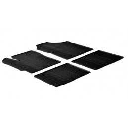 Set tappeti su misura in gomma - Toyota Yaris 3p (10 11 08 14) - Toyota Yaris 3p (09 14 12 17) - no Hybrid - Toyota Yaris 5p