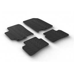 Set tappeti su misura in gomma - Kia Rio 5p (04 17 ) - Kia Stonic (10 17 )