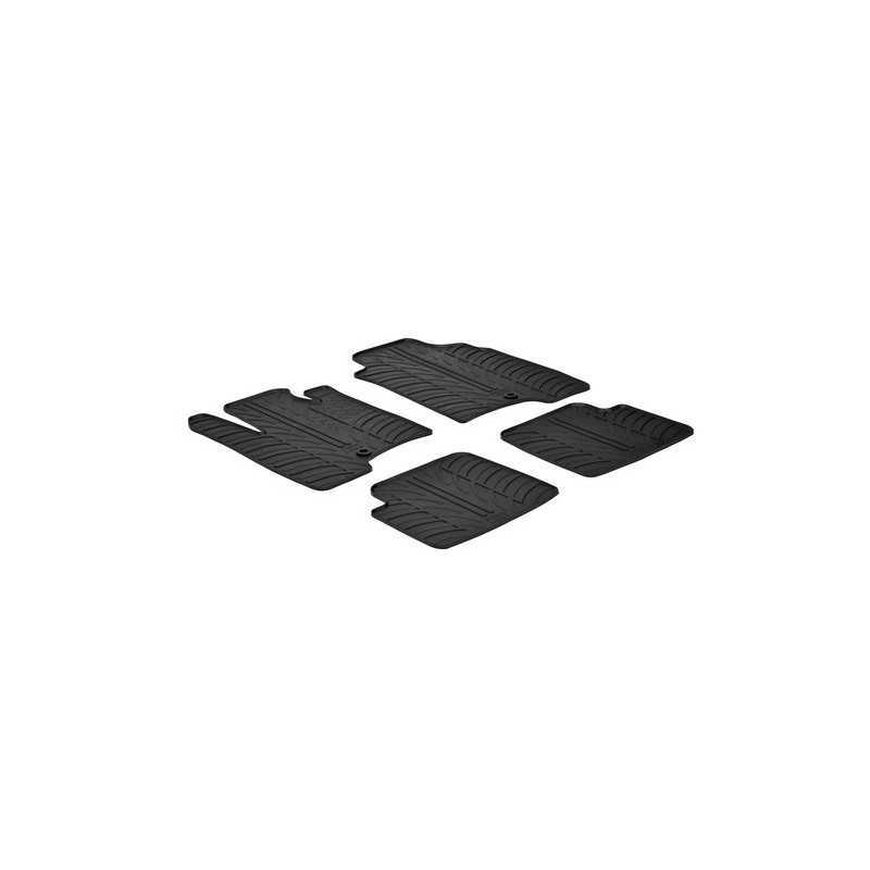 Set tappeti su misura in gomma - Fiat Panda (02 12 ) - Fiat Panda Cross (10 14 )
