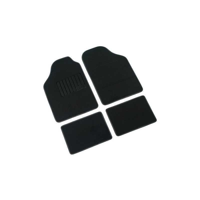 Supra serie tappeti 4 pezzi - B - Nero