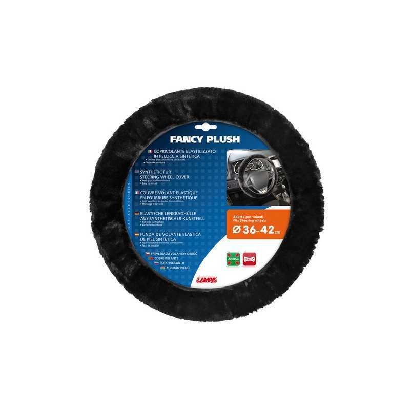 Fancy Plush coprivolante elasticizzato - Nero - 36-42 cm