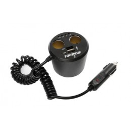 Power cup 2  multipresa con Usb e tester batteria  12V