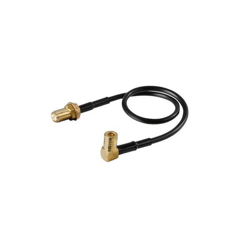 Adattatore antenna SMB 90 gradi femmina Sma femmina - 19 cm