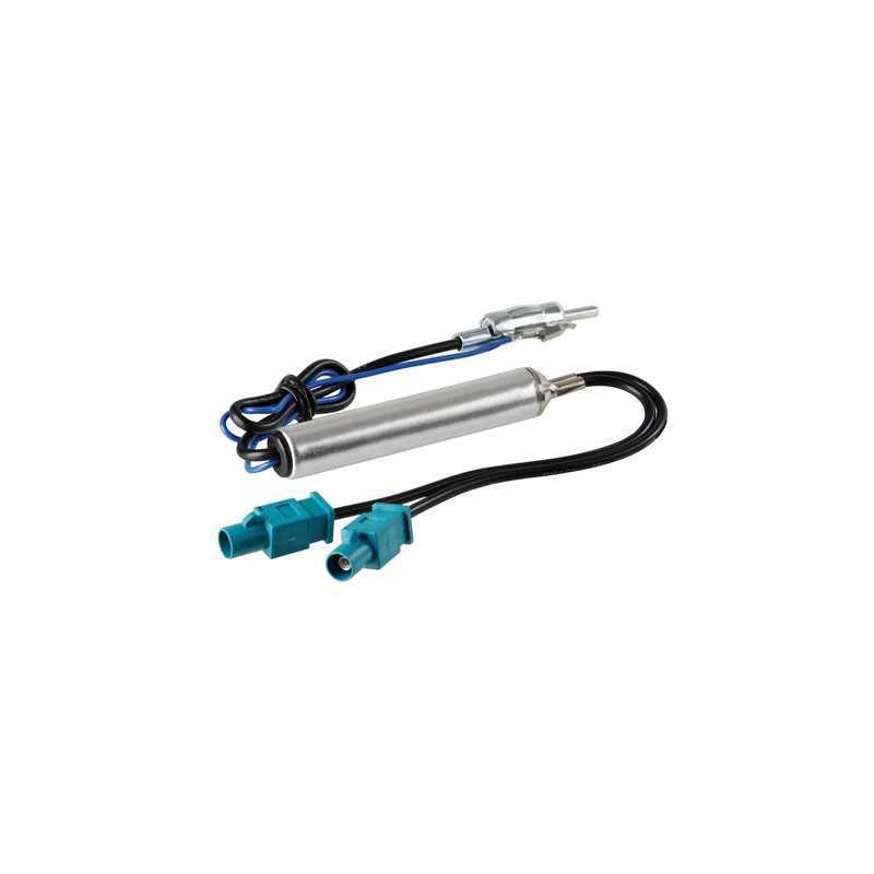 Adattatore antenna doppio Fakra maschio DIN maschio - 36 5 cm